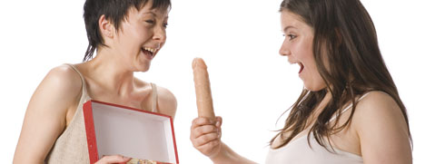 Swinger friends give Sexual gift of a vibrator
